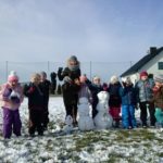 Zimowe zabawy przedszkolaków